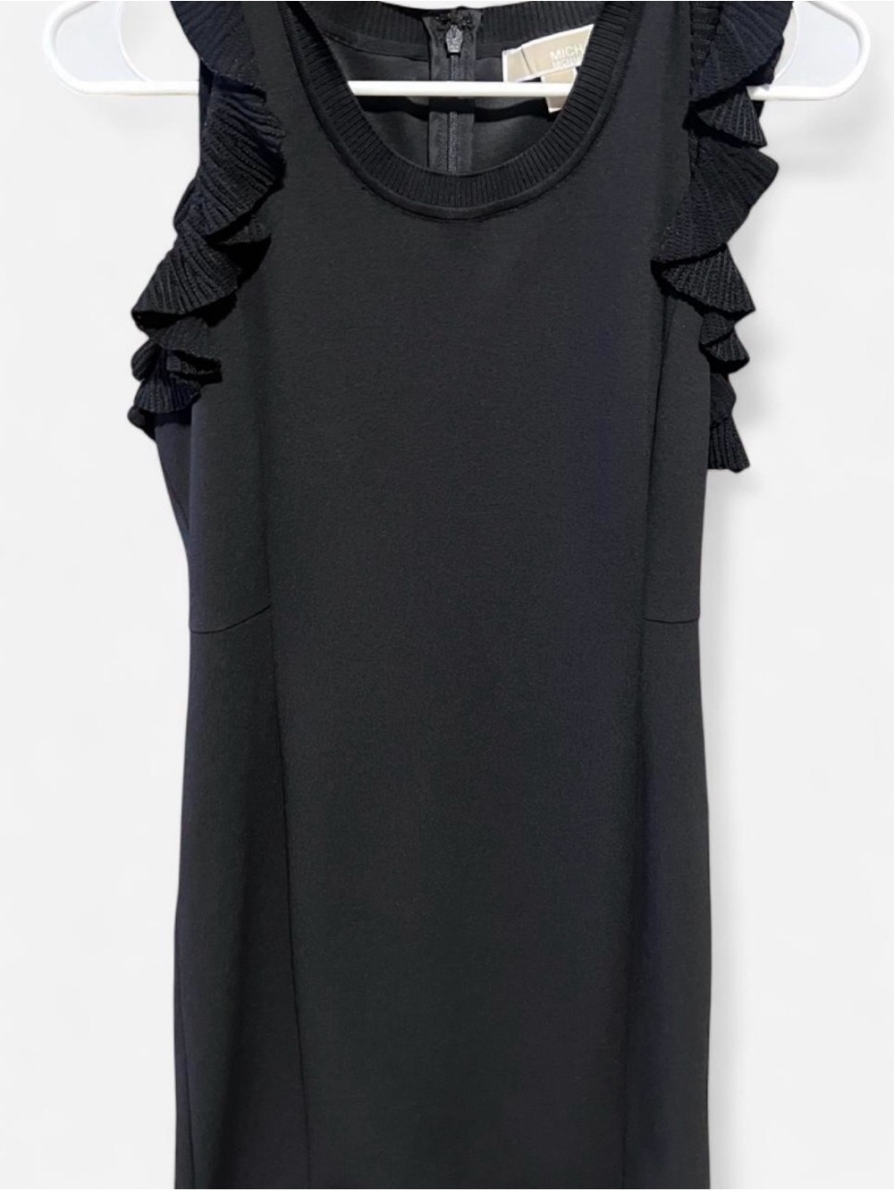 Michael Kors Black Ruffle Sleeve women's Dress